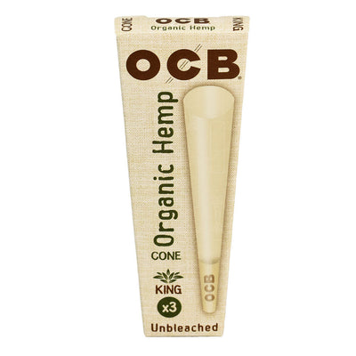 OCB Organic Hemp Cones | 32pk Display - Headshop.com