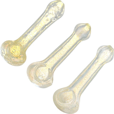 Sparkling Lemonade Crackle Glass Spoon Pipe - 4.75" - Headshop.com