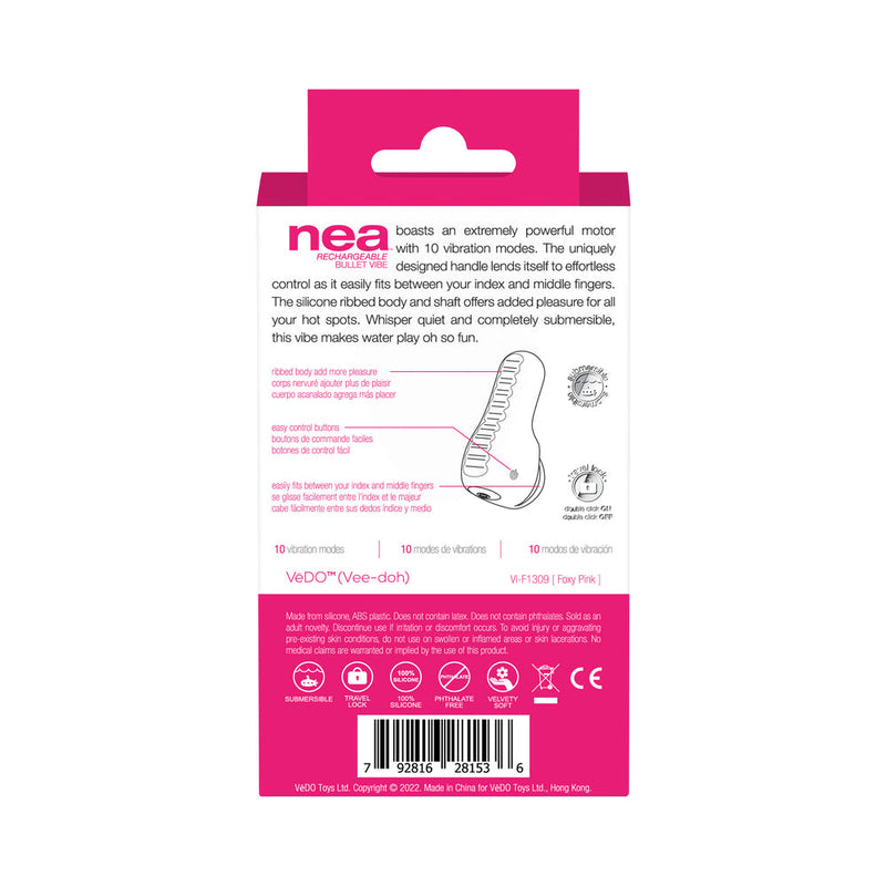 VeDO Nea Rechargeable Finger Vibe Foxy Pink