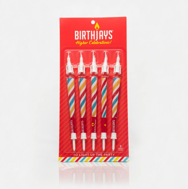 Birthjays Pre rolled cones (5 Joint Birthday Candles)