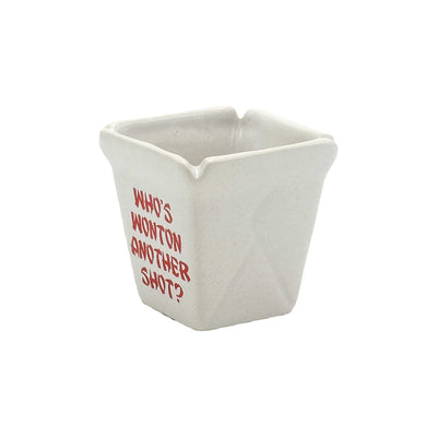 Wonton Take Out Ceramic Shot Glass - 2oz - Headshop.com