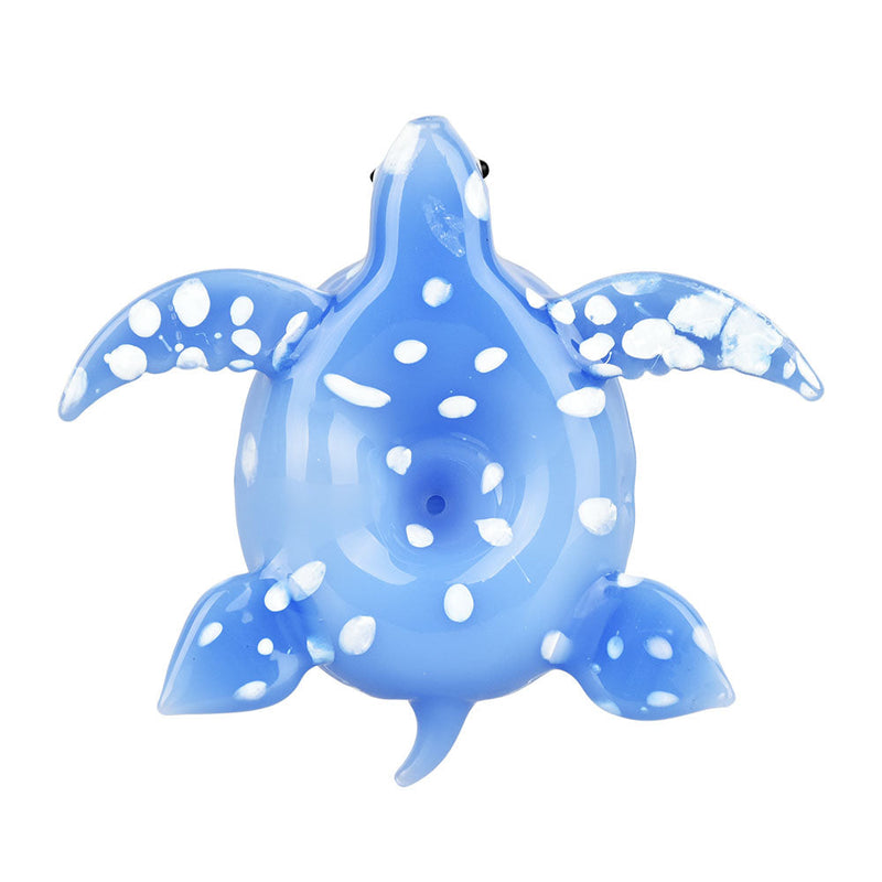 Serene Sea Turtle Glass Hand Pipe - 4" / Colors Vary - Headshop.com