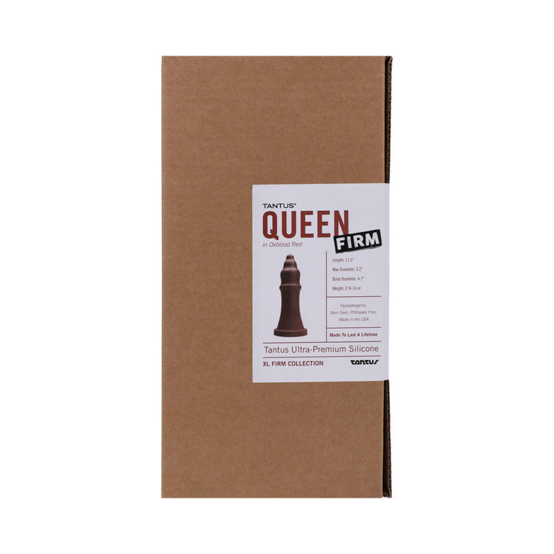 Tantus The Queen Firm Dildo Garnet