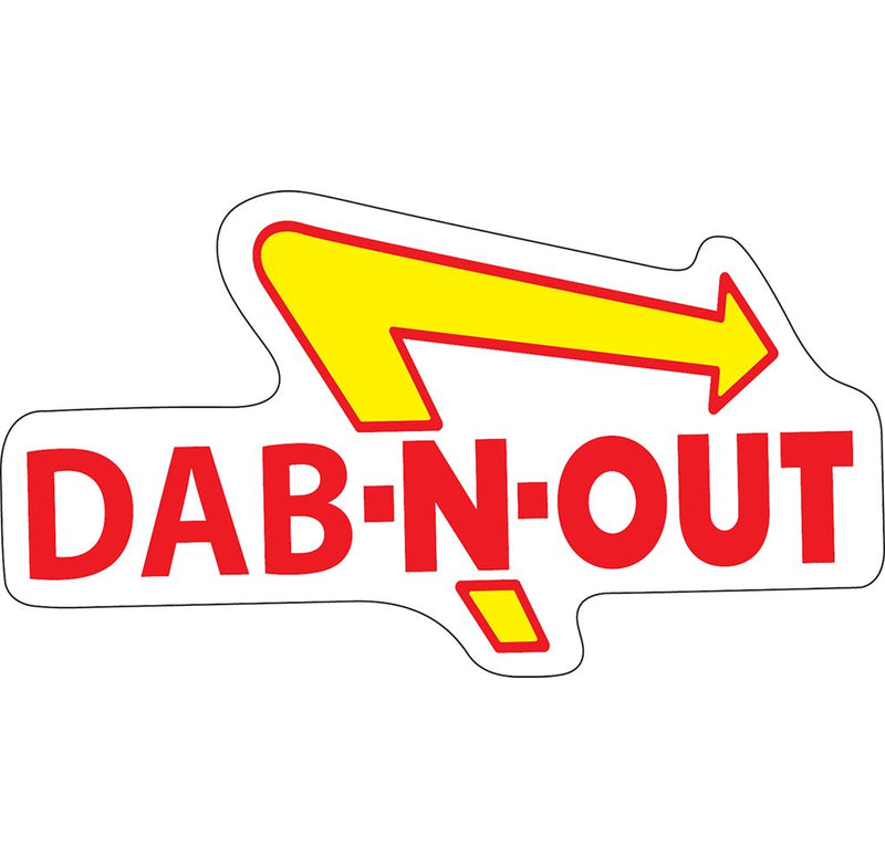 Dab-N-Out Sticker - 5.5" x 3"