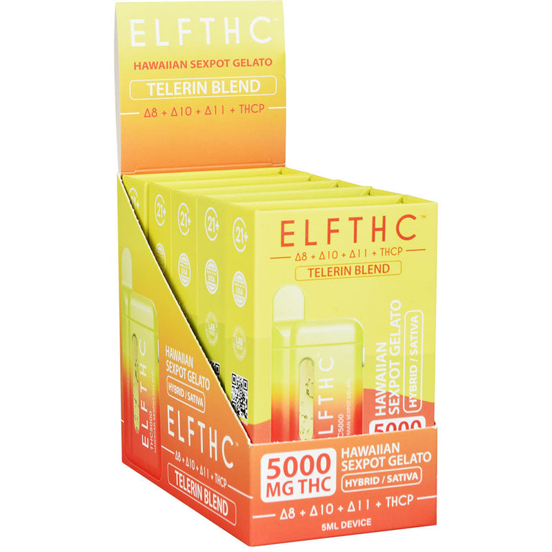 ELFTHC Telerin Blend D8 + D10 + D11 + THCP Disposable | 5mL | 5pc Display - Headshop.com