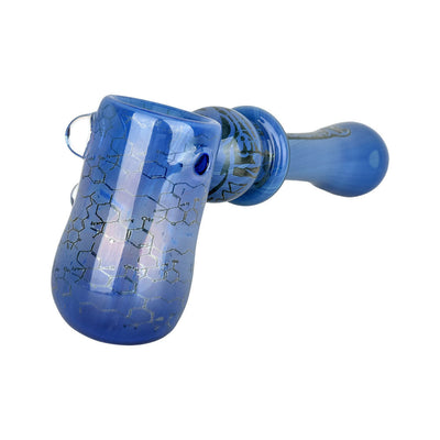 Pulsar Inside Print Glass Hammer Bubbler | THC Blueprint | 5.25" - Headshop.com