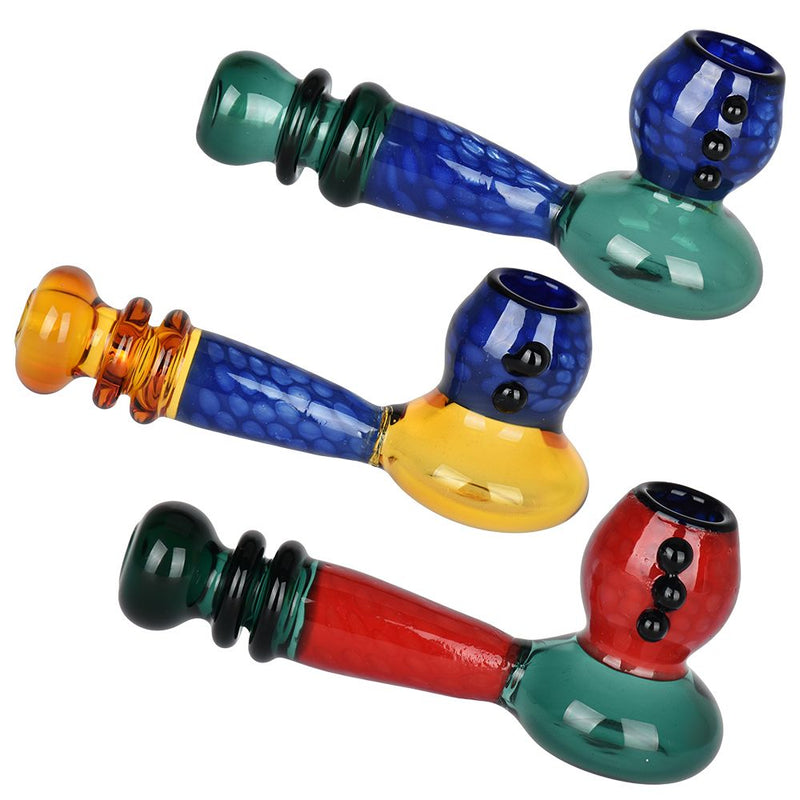 Magic Lamp Honeycomb Glass Hand Pipe - 5"