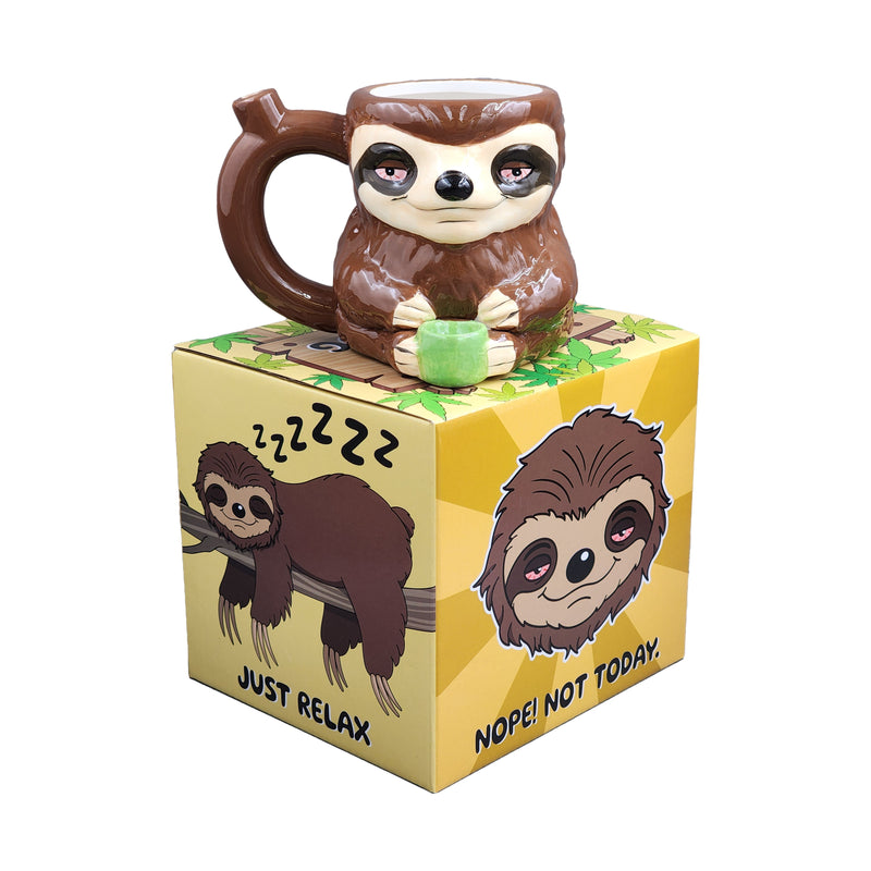 Stoned sloth mug pipe - Headshop.com