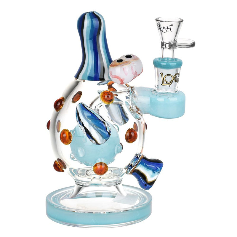 Lookah Glass Trip Water Pipe - 7" / 14mm F