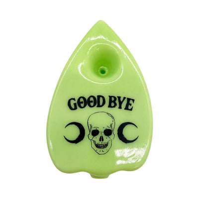 Smoke BlackCraft Planchette Glass Hand Pipe | 3.5" - Headshop.com