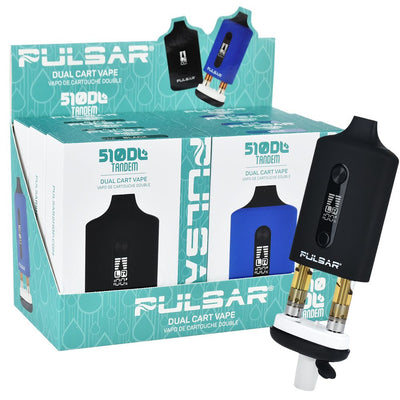 Pulsar 510 DL Tandem Dual Cart Vaporizer | 650mAh - Headshop.com