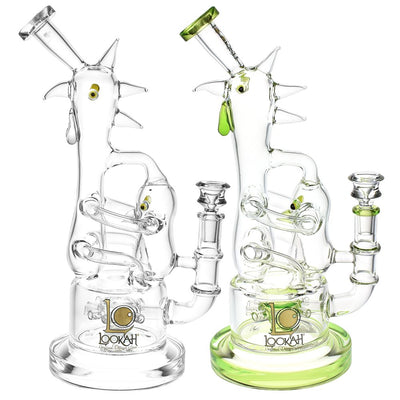 Lookah Glass Chicken Recycler Water Pipe | 12.25" | 14mm F - Headshop.com