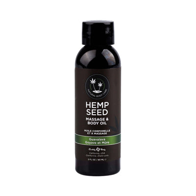 Earthly Body Hemp Seed Massage Oil 3-Piece Gift Set 2 oz. - Headshop.com