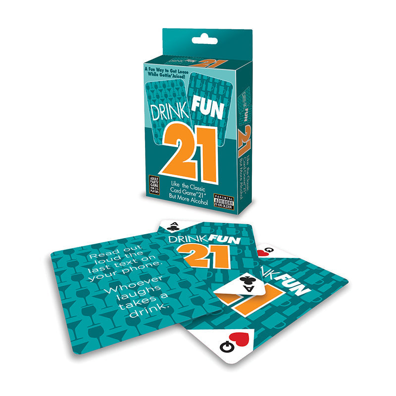 Drink Fun 21 Card Game