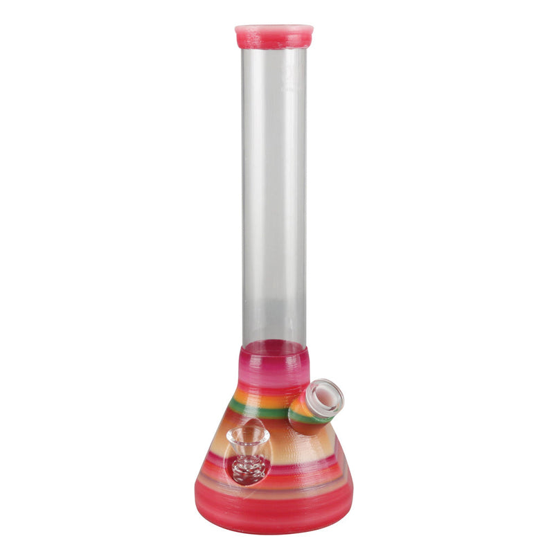 Kayd Mayd 3D Printed Beaker Waterpipe - 12" / Colors Vary - Headshop.com