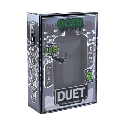 Ooze Duet Dual Cart Variable Voltage 510 Vape Battery | 650mAh - Headshop.com