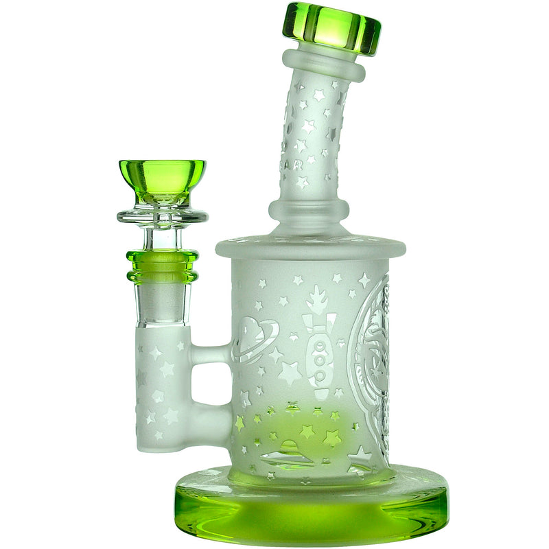 Calibear Sandblasted Flower Of Life Mini Can Bong - Headshop.com