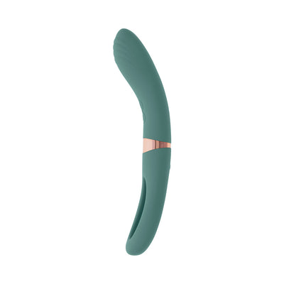 Evolved Chick Flick Rechargeable Vibrator with Flicker Silicone Mint