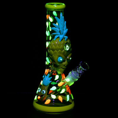 Pulsar Alien Pineapple Beaker Water Pipe - 10" / 14mm F - Headshop.com