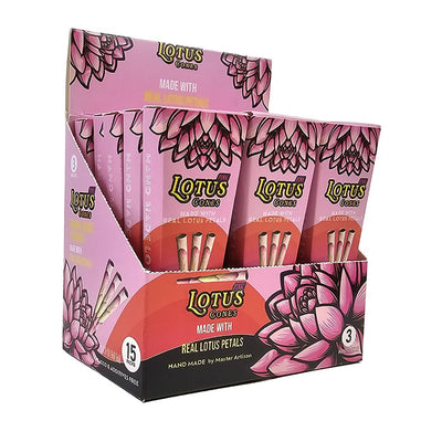 Lotus Cones Lotus Petal Cones | King Size | 3pc | 15pk - Headshop.com