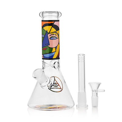 Ritual Smoke - Atomic Pop 8" Glass Beaker - Blue Eyes - Headshop.com